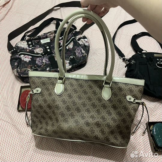 Винтажные сумки y2k catwalk ggl guess