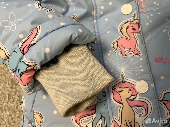 Зимний комплект на девочку 86