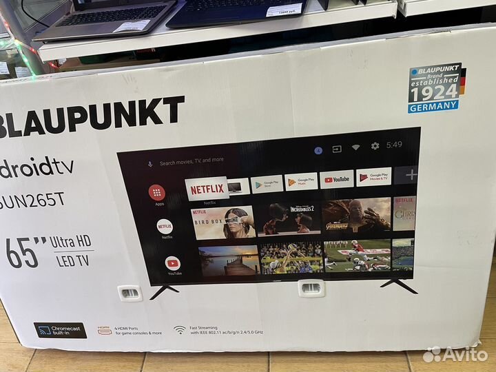 Телевизор blaupunkt 65UN265T