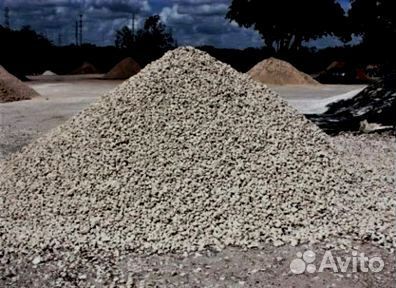 Щебень известковый под отсыпку
