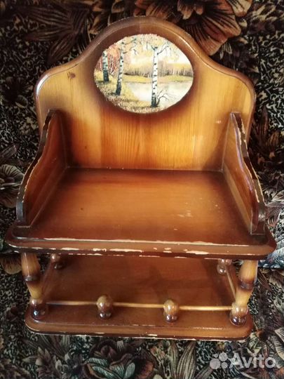 Полка деревянная