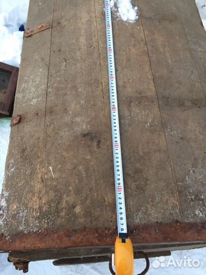 Сундук деревянный старинный большой