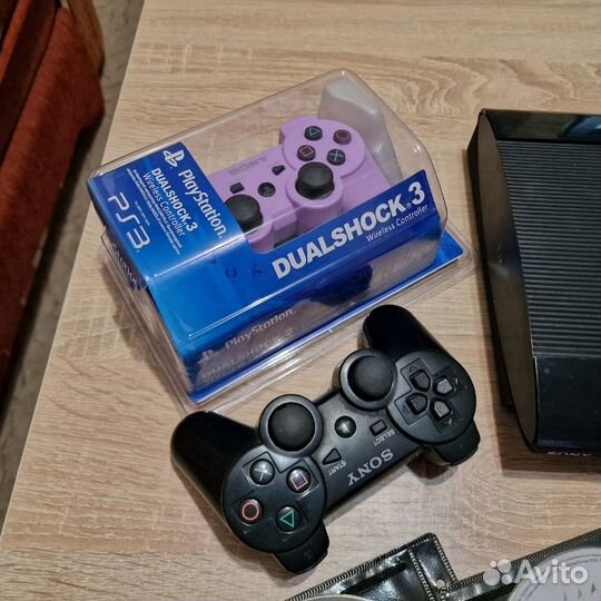 PS3 500gb + прошита Hen + супер комплект