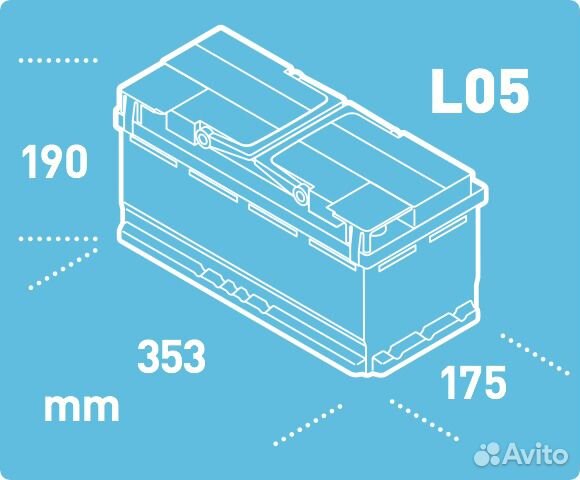 Аккумулятор exide StartStop AGM 12V 95Ah 850A