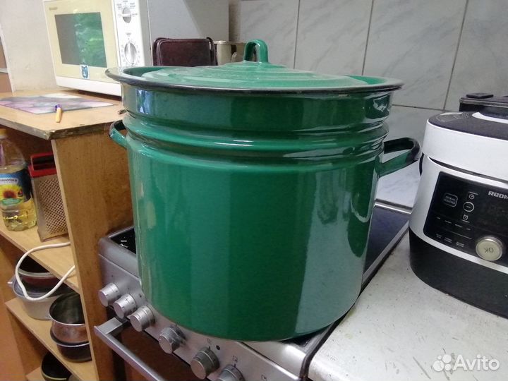 Кастрюля эмалированная 40 литров