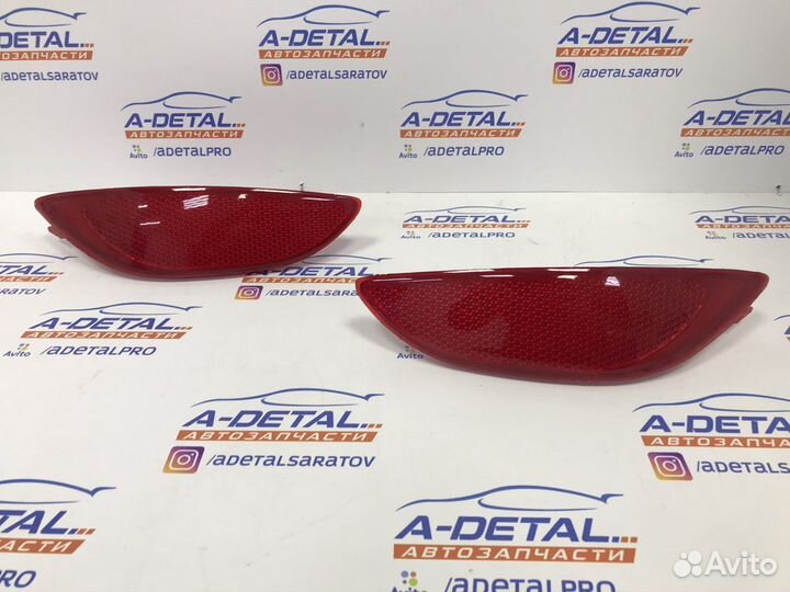 Катафоты заднего бампера Hyundai Solaris (2011-14)