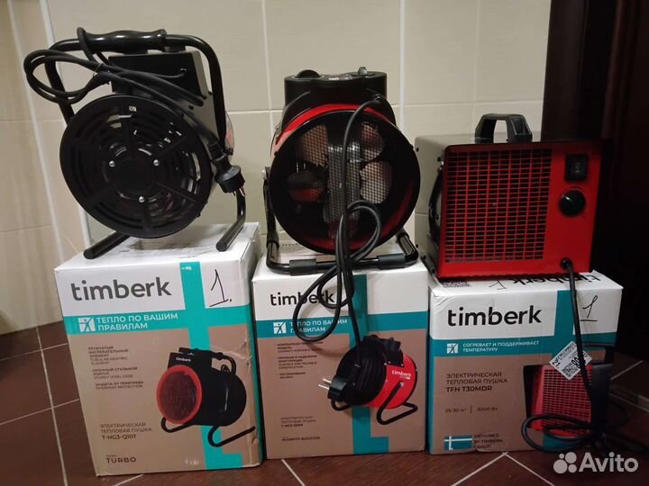 Электро тепловая пушка Timberk 3.0 кВт новые