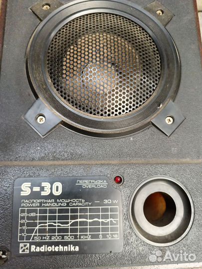 Акустические колонки радиотехника S30
