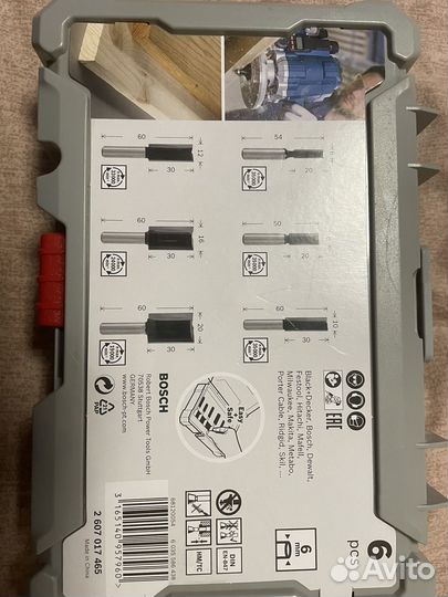 Набор фрез по дереву bosch