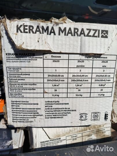 Керам плитка остатки для стен kerama marazzi