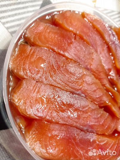 Кета в масле (малосольная)