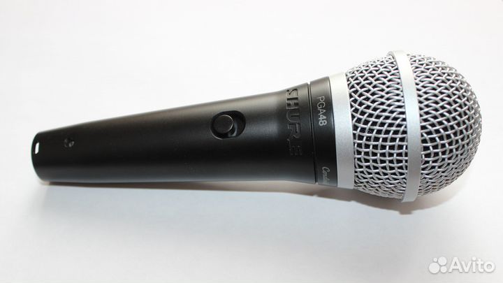Микрофон вокальный shure PGA48 для караоке и речи
