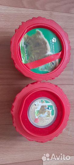 Монета серебро kurilian bobtail