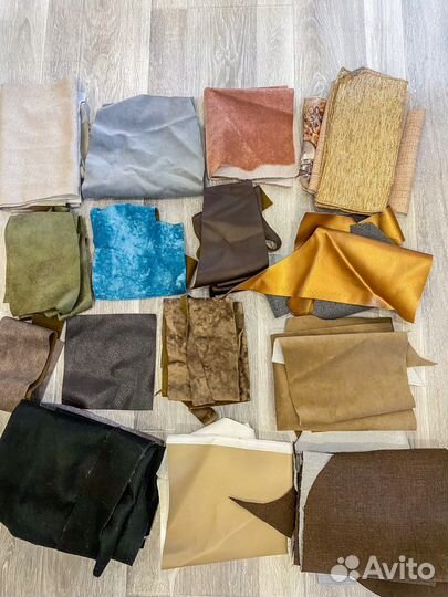 Обрезки мебельной ткани