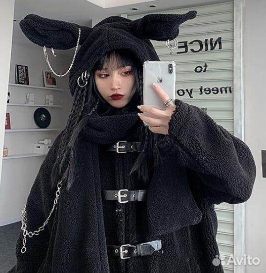 Шапка с ушами зимняя