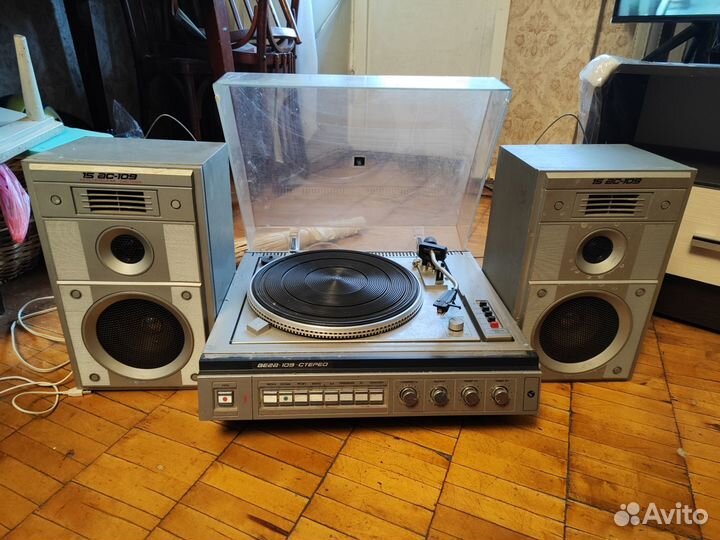 Виниловый проигрыватель вега 109