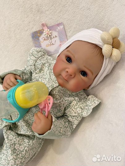 Кукла реборн силиконовая девочка можно купать