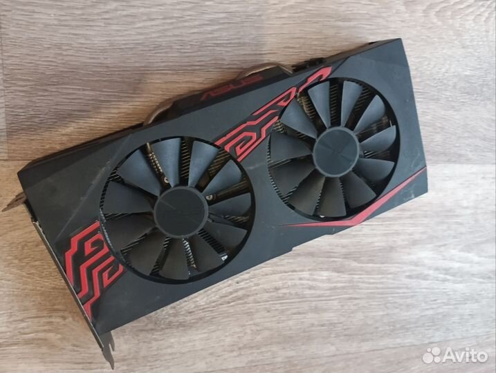 Видеокарта rx570 4gb asus exp