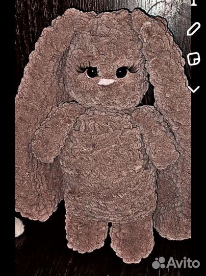 Вязанный зайка