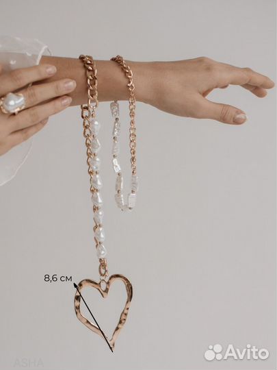 Колье двойное женское