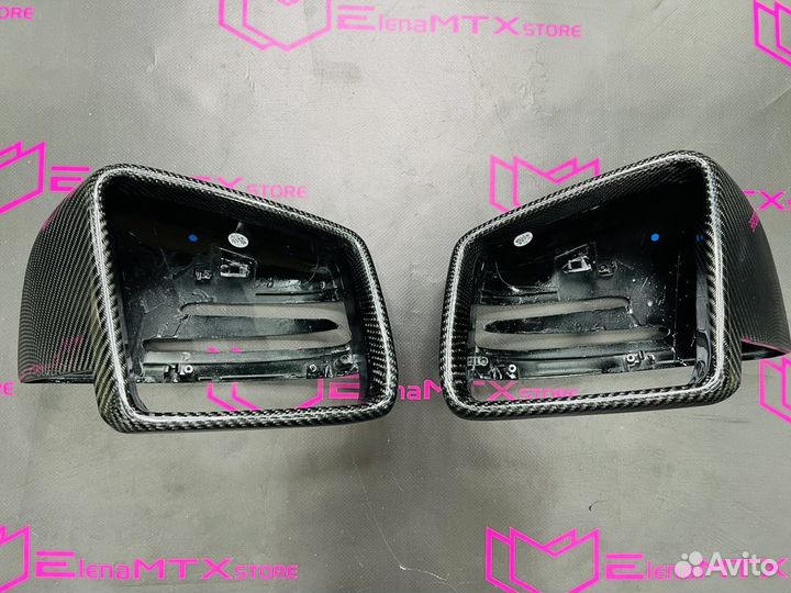 Накладки зеркал Мерседес W 292 W463, карбон