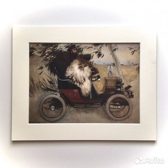 Постер с паспарту, художник Ramon Casas, Испания