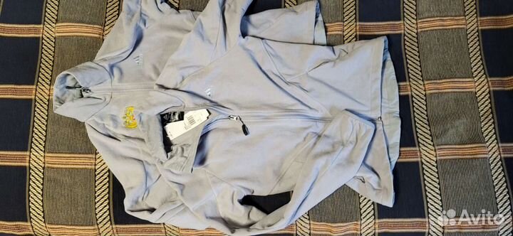 Разминочные куртка р.42-44 adidas флис лыжная