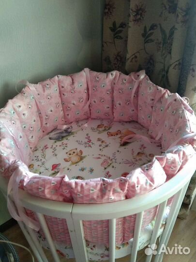 Бортики в детскую кроватку новые