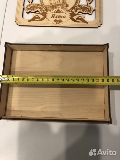 Коробка подарочная деревянная