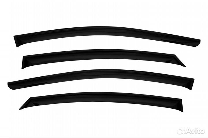 Дефлекторы окон (4 шт.) Hyundai Elantra 5