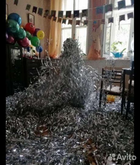 Бумажная дискотека конфети