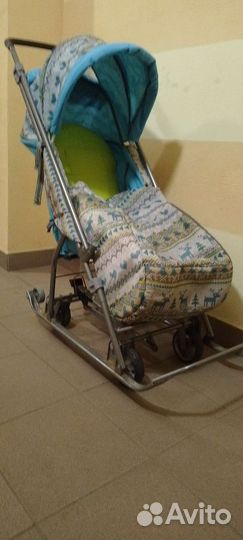 Коляска санки