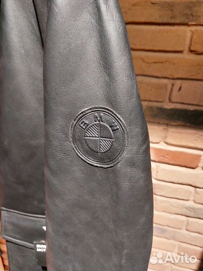Куртка BMW, кожаная, новая, Engineer, муж., XL