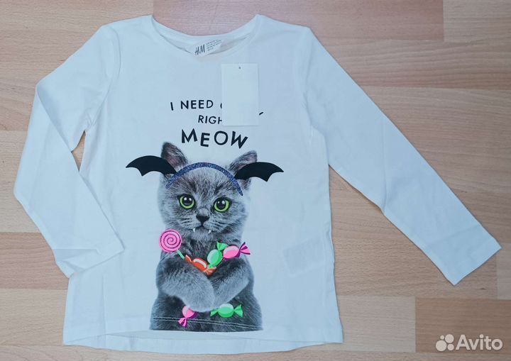Продам лонгслив для девочки hm