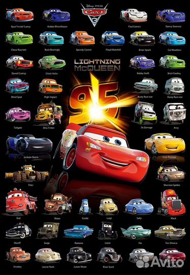 Постер Тачки 3