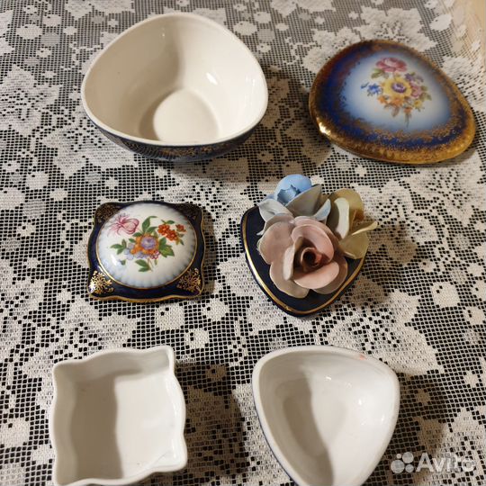 Шкатулки фарфор