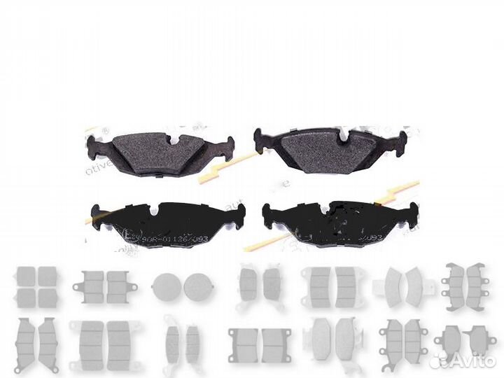 Колодки Saab 900 (YS3A, YS3D), 9000, Volvo 440