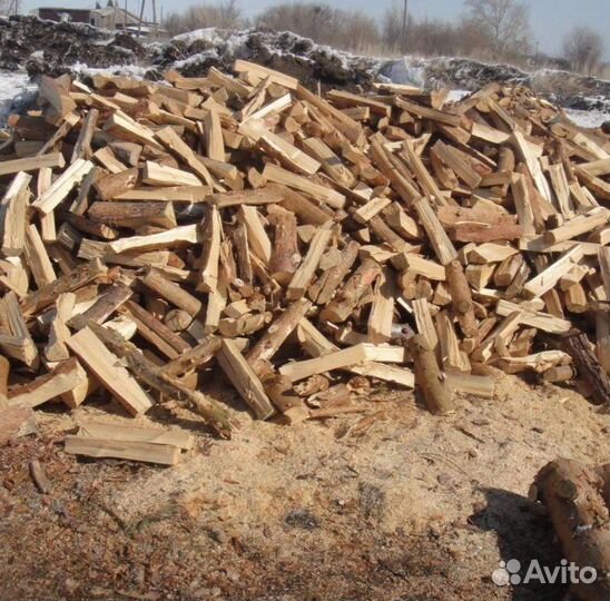 Хвойные дрова колотые