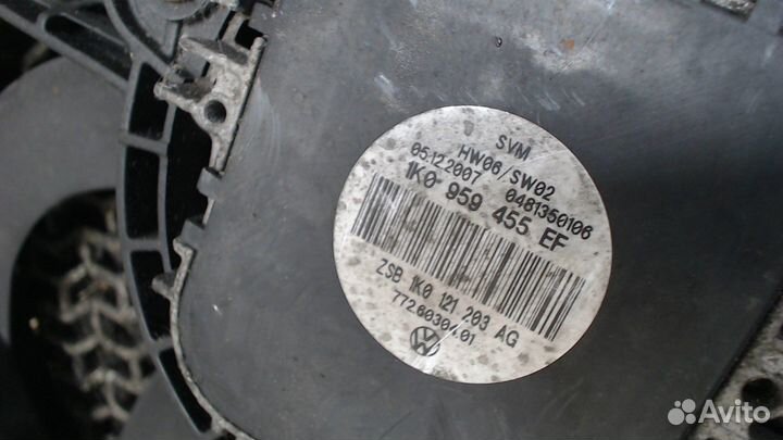 Вентилятор радиатора Skoda Octavia (A5), 2008