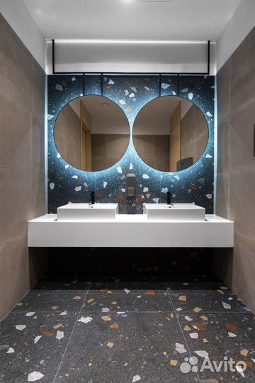 Зеркало с подсветкой круглое Juliet