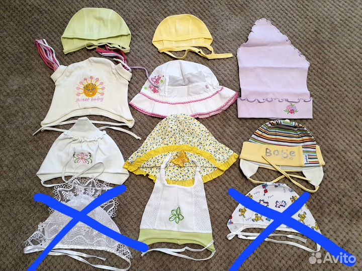 Шапки, панамки, косынки