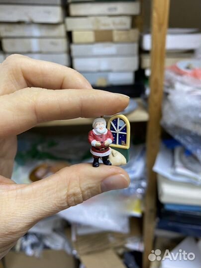 Новогодние ёлочные игрушки Дед Мороз (Санта)