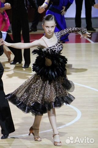 Платье для бальных танцев латина ю1