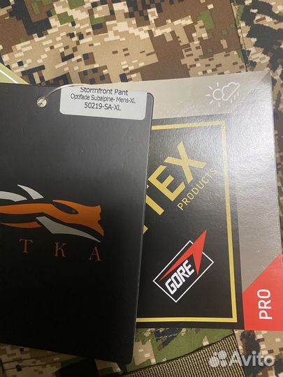 Штаны Sitca Stormfront PRO Laminate L,XL