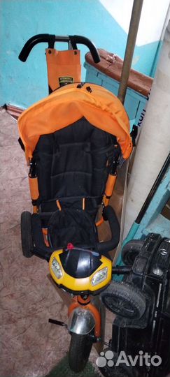 Детский велосипед с ручкой бронь до 20:00