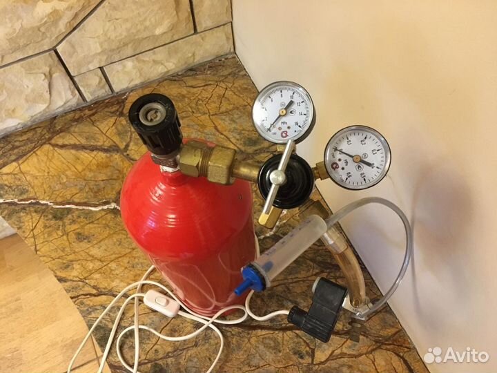 Баллонная система подачи углекислого газа