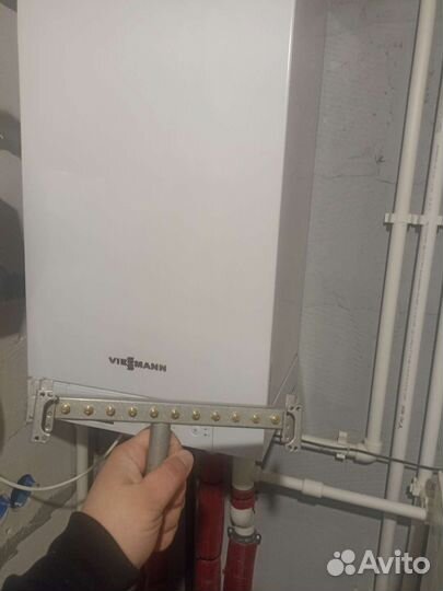 Газораспределительная труба vitopend 100 под балон