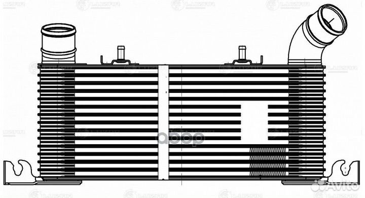 Интеркулер mitsubishi pajero III 00- 3.2D lric1
