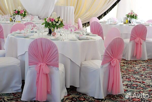 Чехлы и банты на стулья