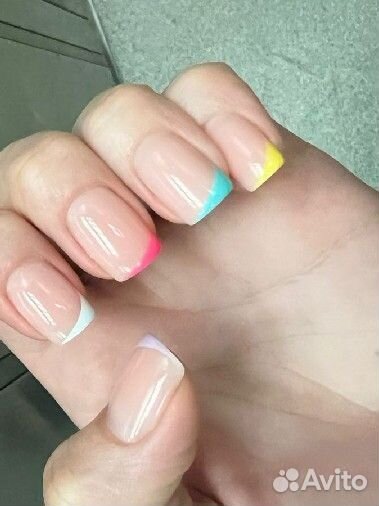 Маникюр наращивание ногтей